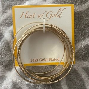 14k Gold Plated Bangles